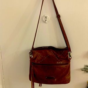 LUCKY BRAND LEATHER SATCHEL
